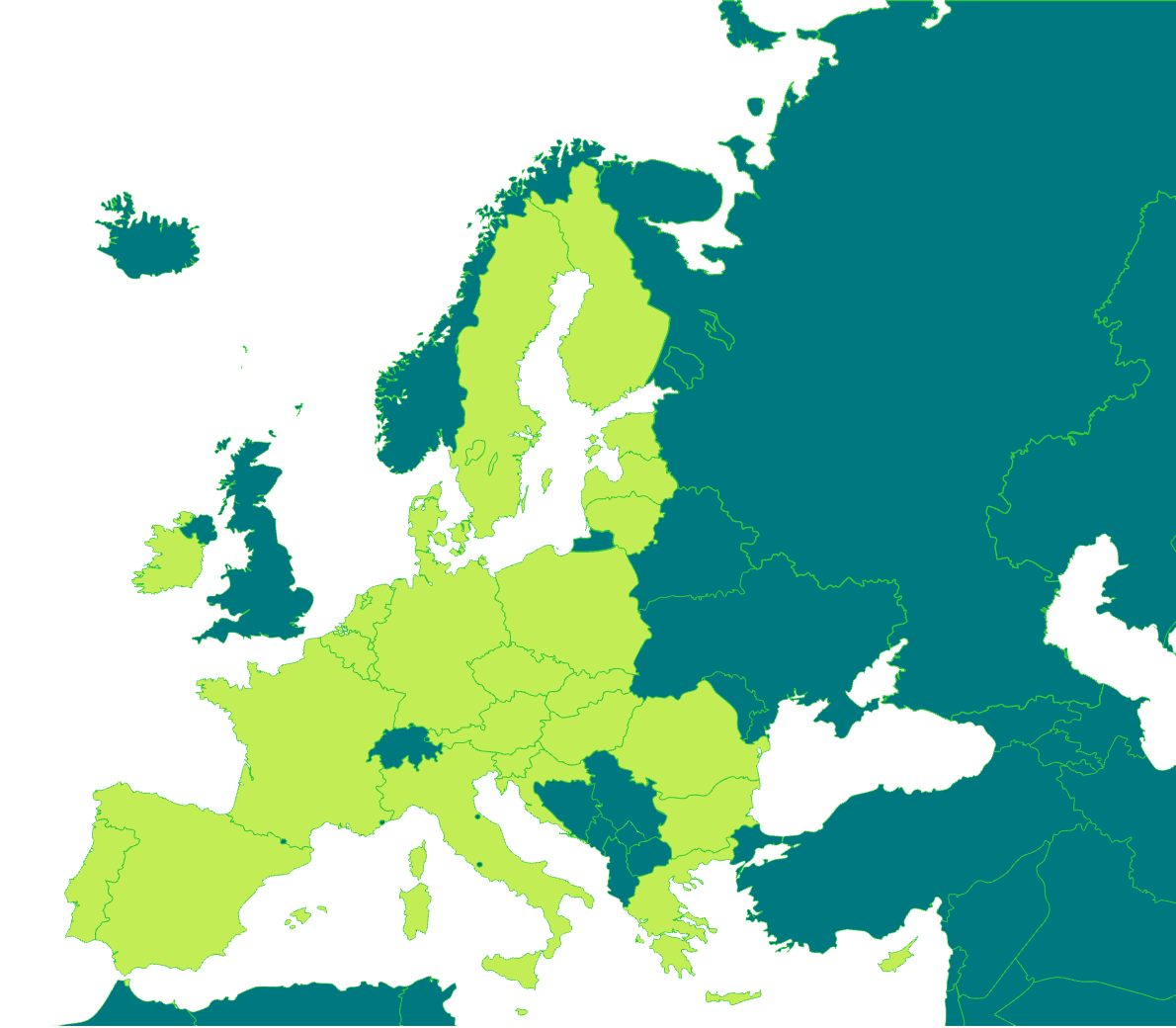 EU Member States map