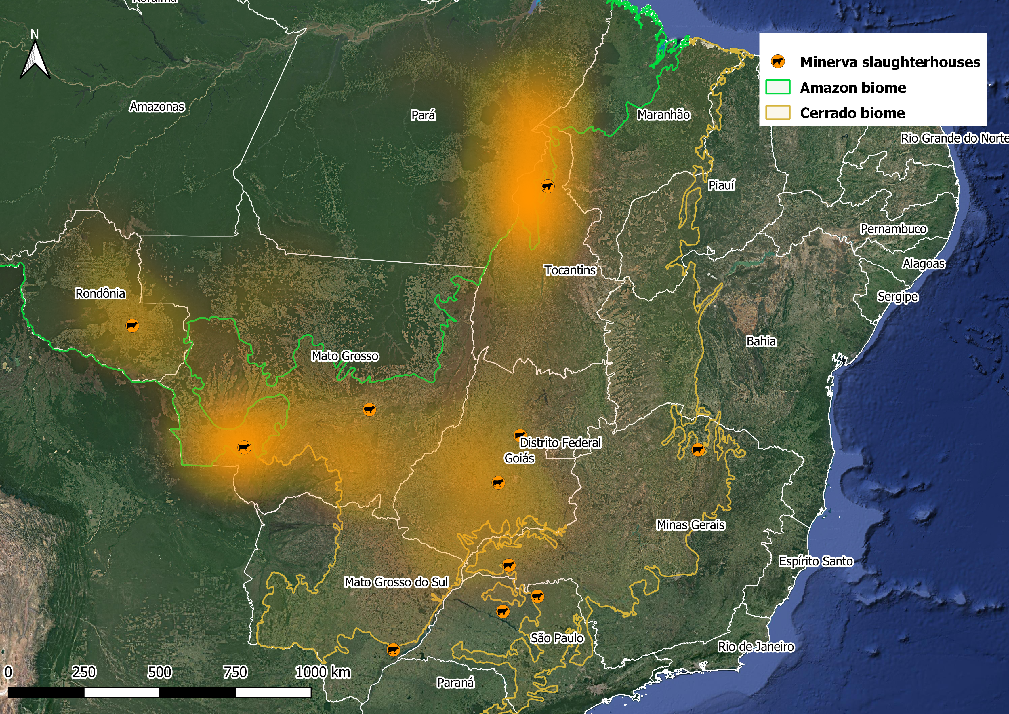 Minerva suppliers heatmap – state B